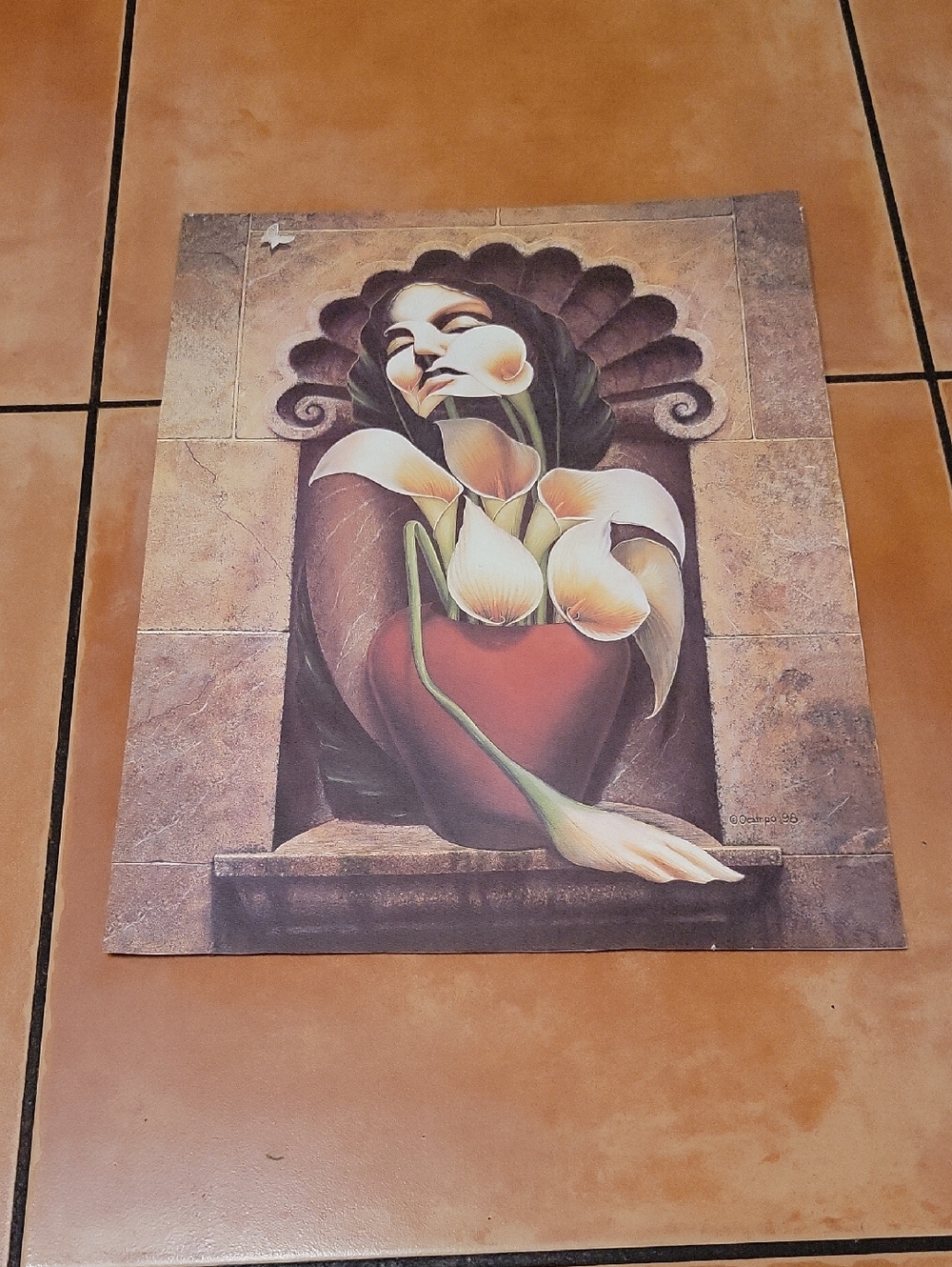 Ecstasy Of The Lilies Octavio Ocampo 1998 Art Poster 14x18in